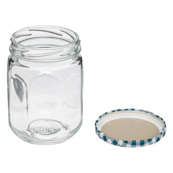 Lot de 6 Pots à Confiture en Verre "Jarro" 0,5L Transparent - Image 3