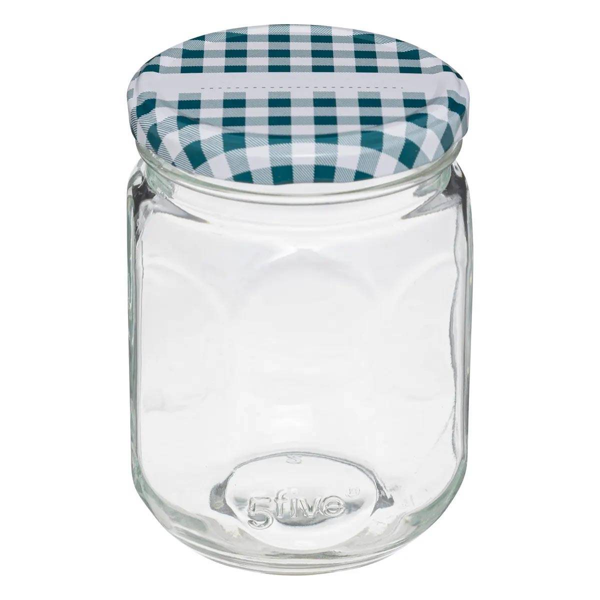 Lot de 6 Pots à Confiture en Verre "Jarro" 0,5L Transparent - Image 2