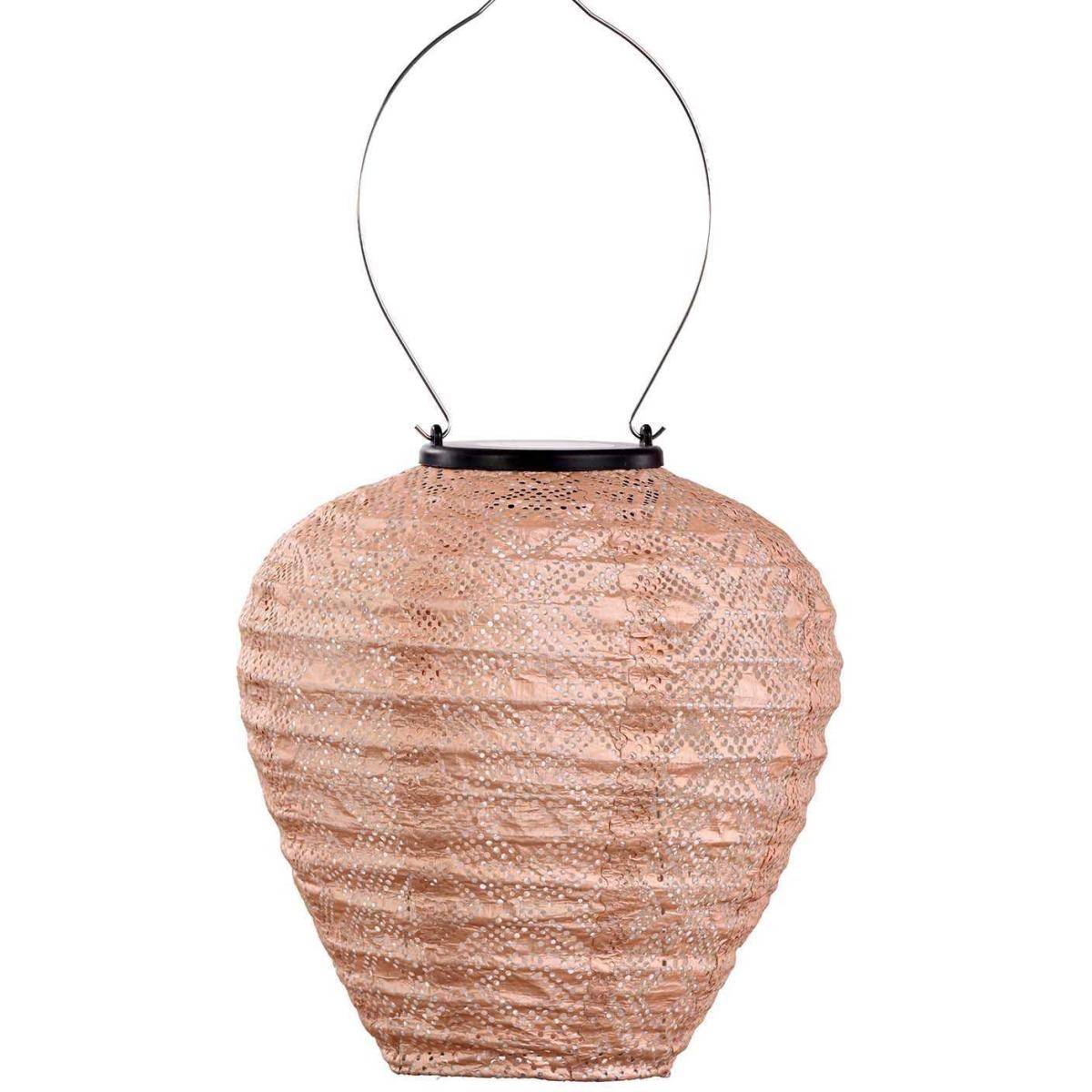 Lumiz - Lanterne solaire Balloon 20 cm Mosaic - Rose - Image 1