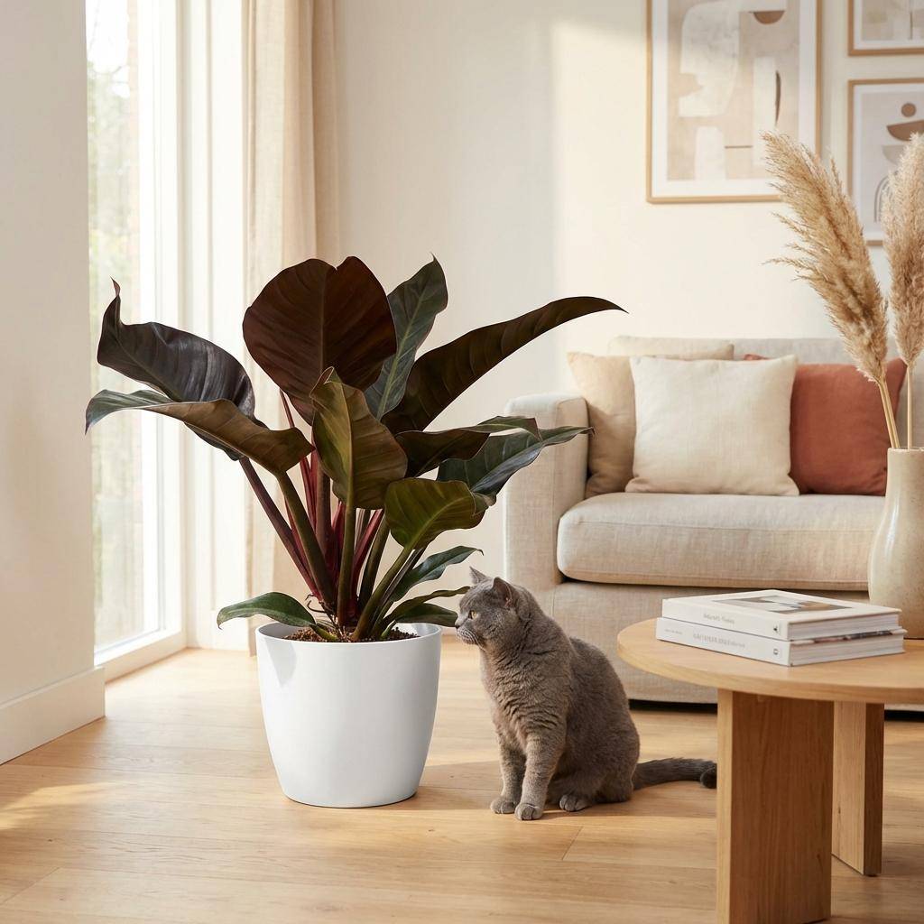 La Green Touch - Philodendron Imperial Rouge - H60cm - Image 8