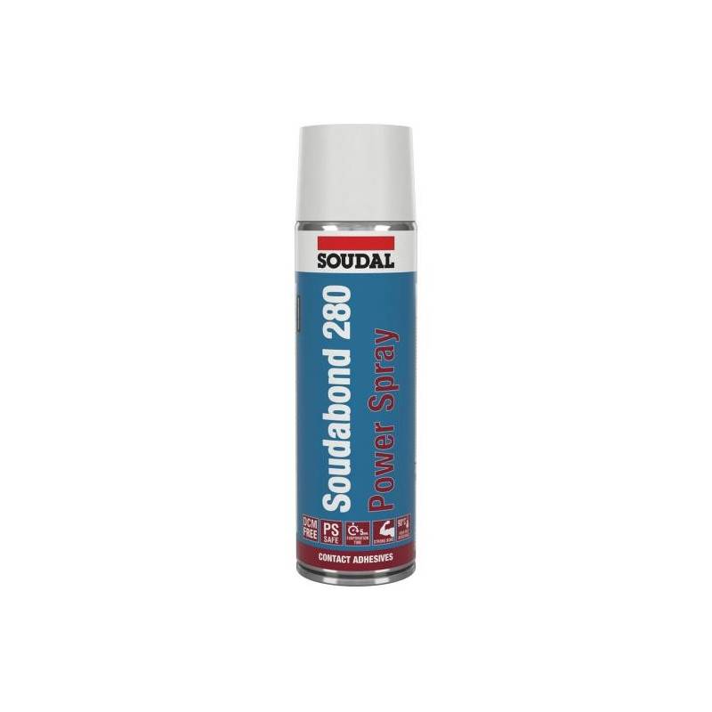 Soudabond 280 Power spray - Colle de contact - Soudal - 0,5 L - Aérosol