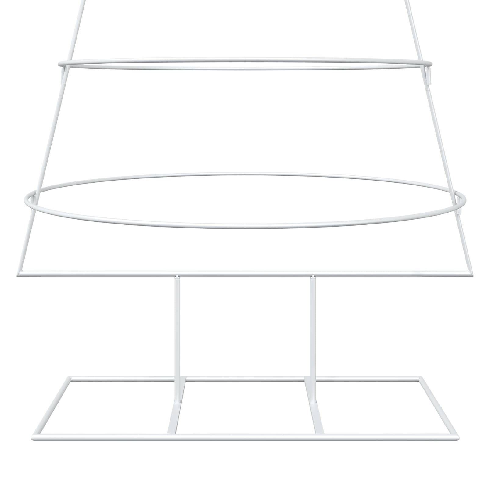 Vidaxl - Sapin de Noël en métal avec support KUOPIO 180 cm Acier Blanc vidaXL 42053802 - Image 7