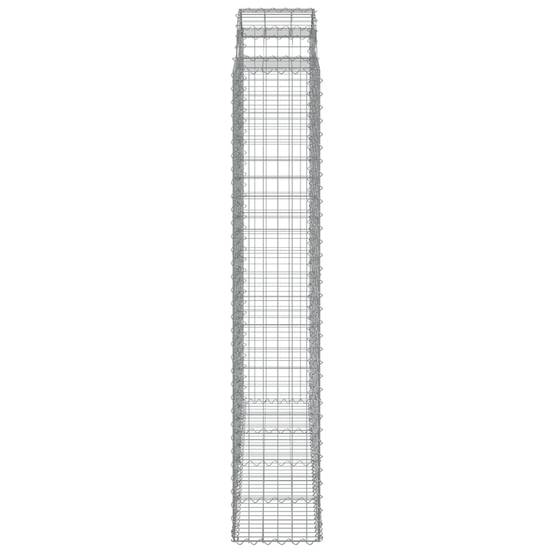 Vidaxl - Paniers à gabions arqués 8 pcs 200x50x220/240 cm Fer galvanisé vidaXL 3146452 - Image 6
