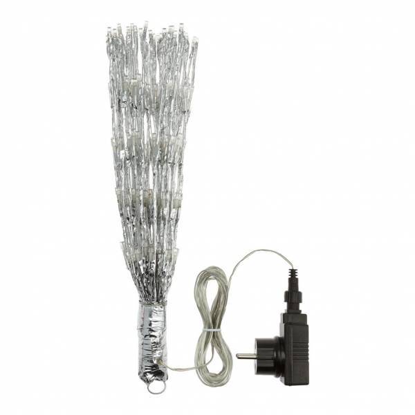 Lotti - Boule lumineuse à branches argentée 60cm 200 LED blanc chaud scintillant Lotti - Image 5