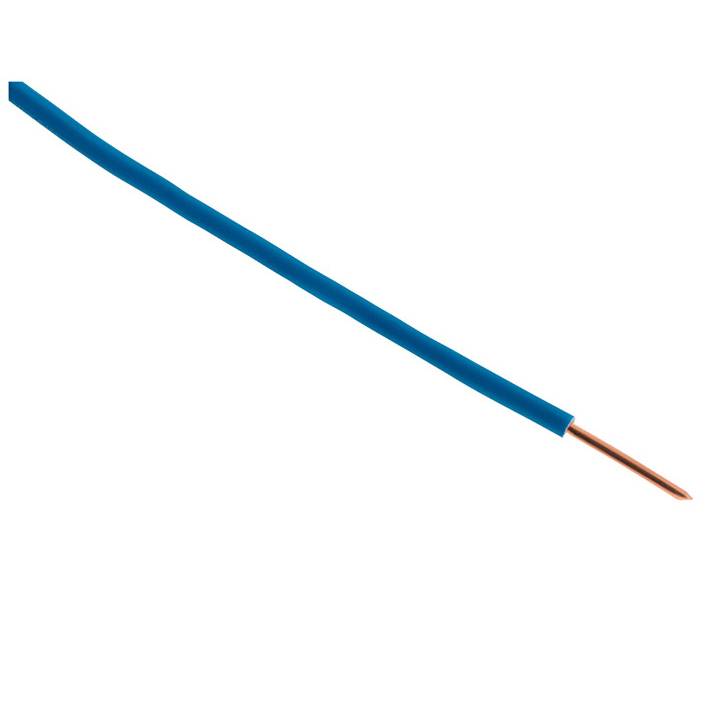 Zenitech - Câble électrique HO7V-U 1,5 mm2 bleu 25 m