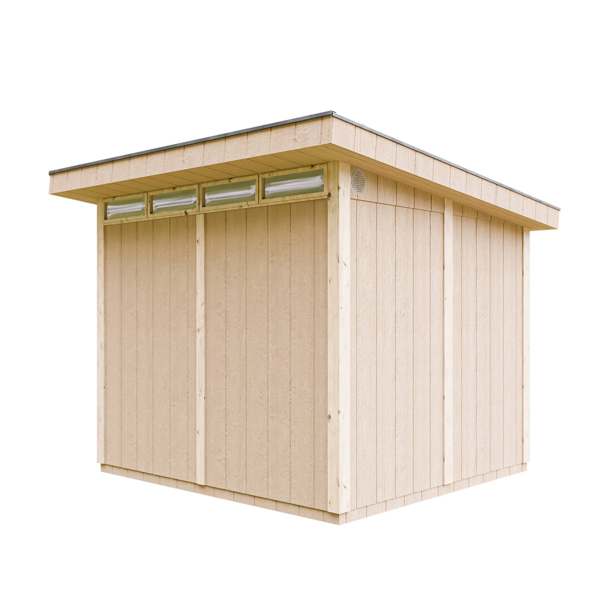 Timbela - Abri de Jardin Qualité Premium 6m² / L294xL279cm - Kit tout compris avec sol, tuiles bitumineuses, set de peinture - Timbela M903A - Image 2