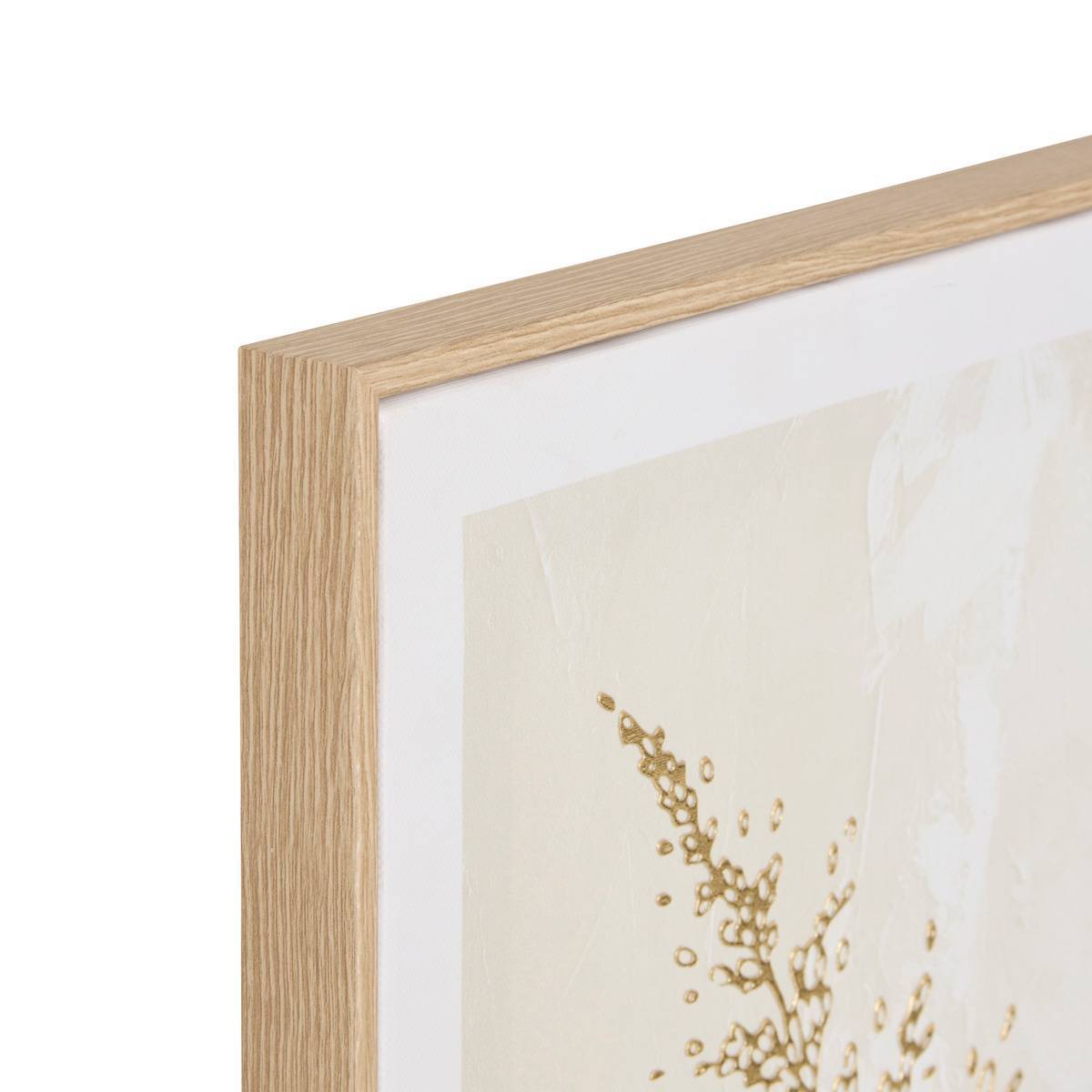Atmosphera - Toile 3D Beryl blanc 30x60cm - Atmosphera Créateur d'intérieur - Image 4