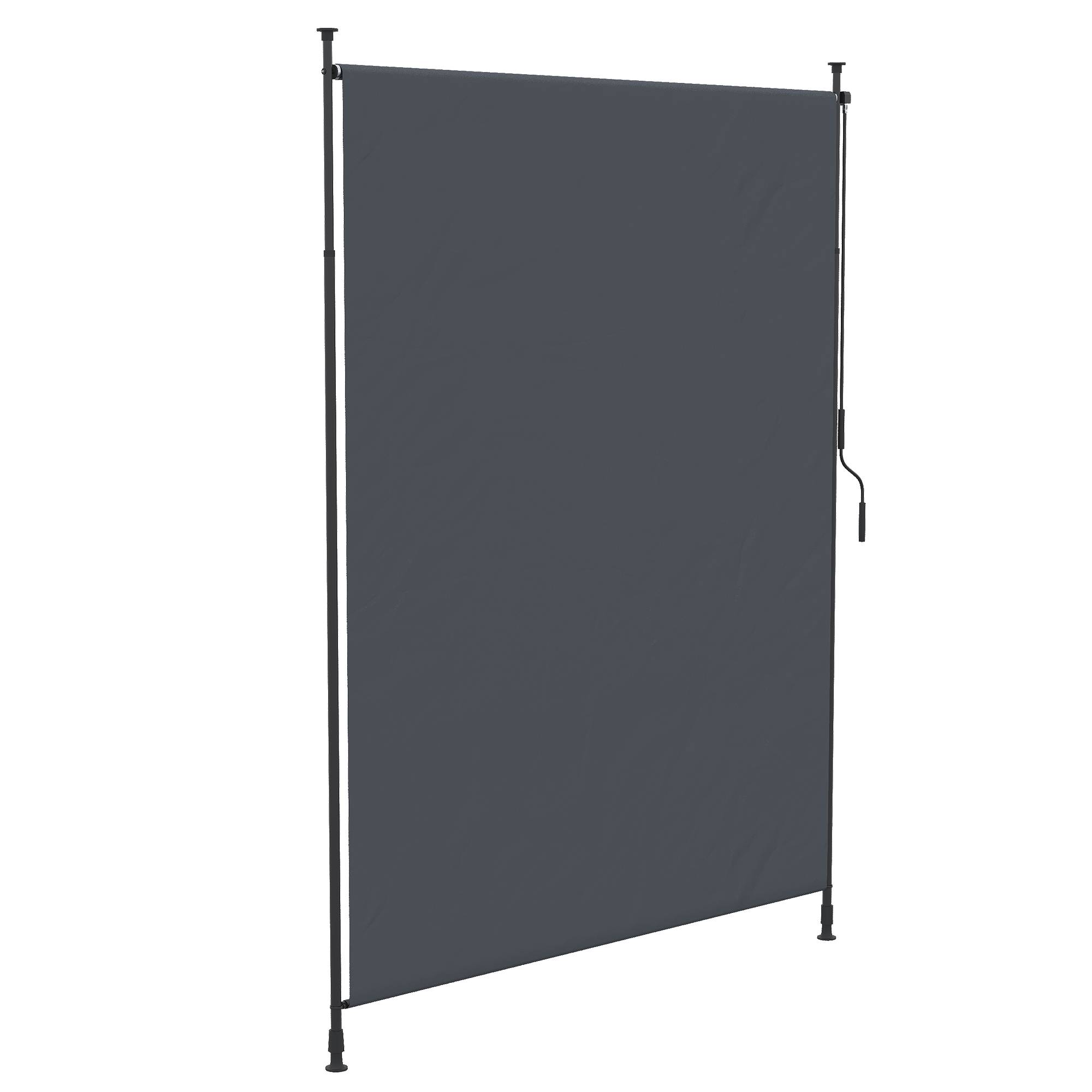 Store vertical aluminium gris 200 x 3.8 x 305 cm - PANGIVO - Image 10