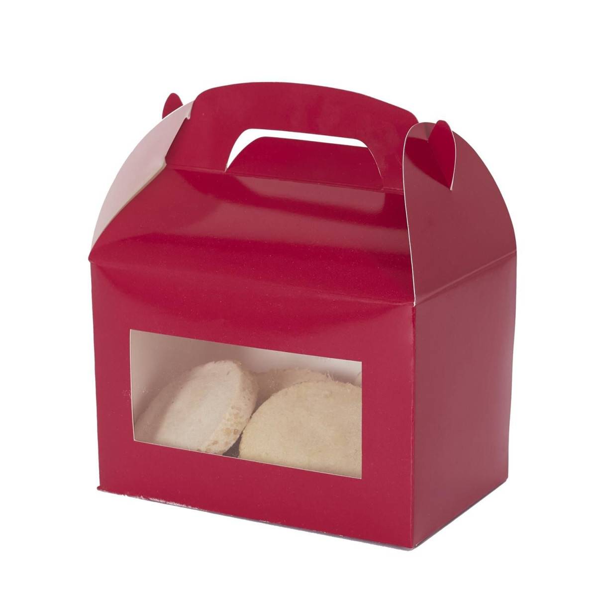 Lot de 5 Boîtes à Gâteaux "Pâtisserie" 20cm Rose - Image 5