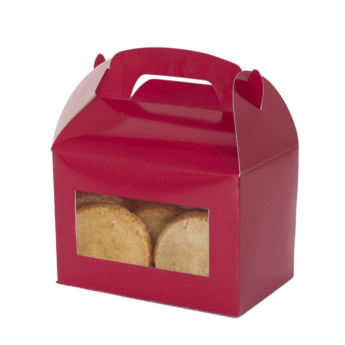 Lot de 5 Boîtes à Gâteaux "Pâtisserie" 20cm Rose - Image 4