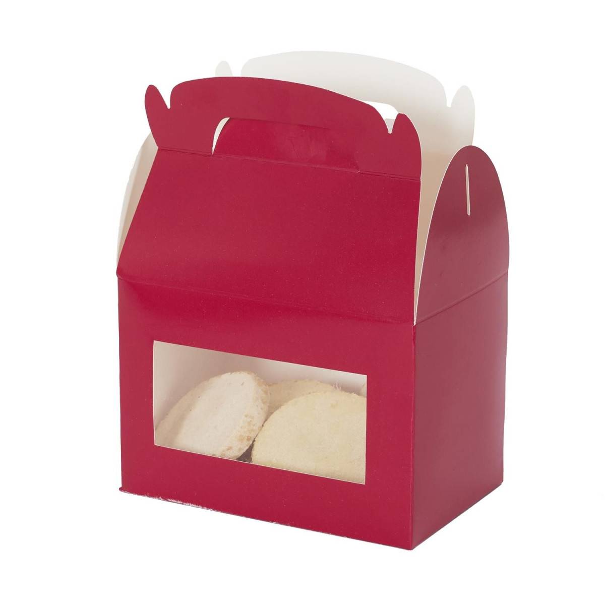 Lot de 5 Boîtes à Gâteaux "Pâtisserie" 20cm Rose - Image 6