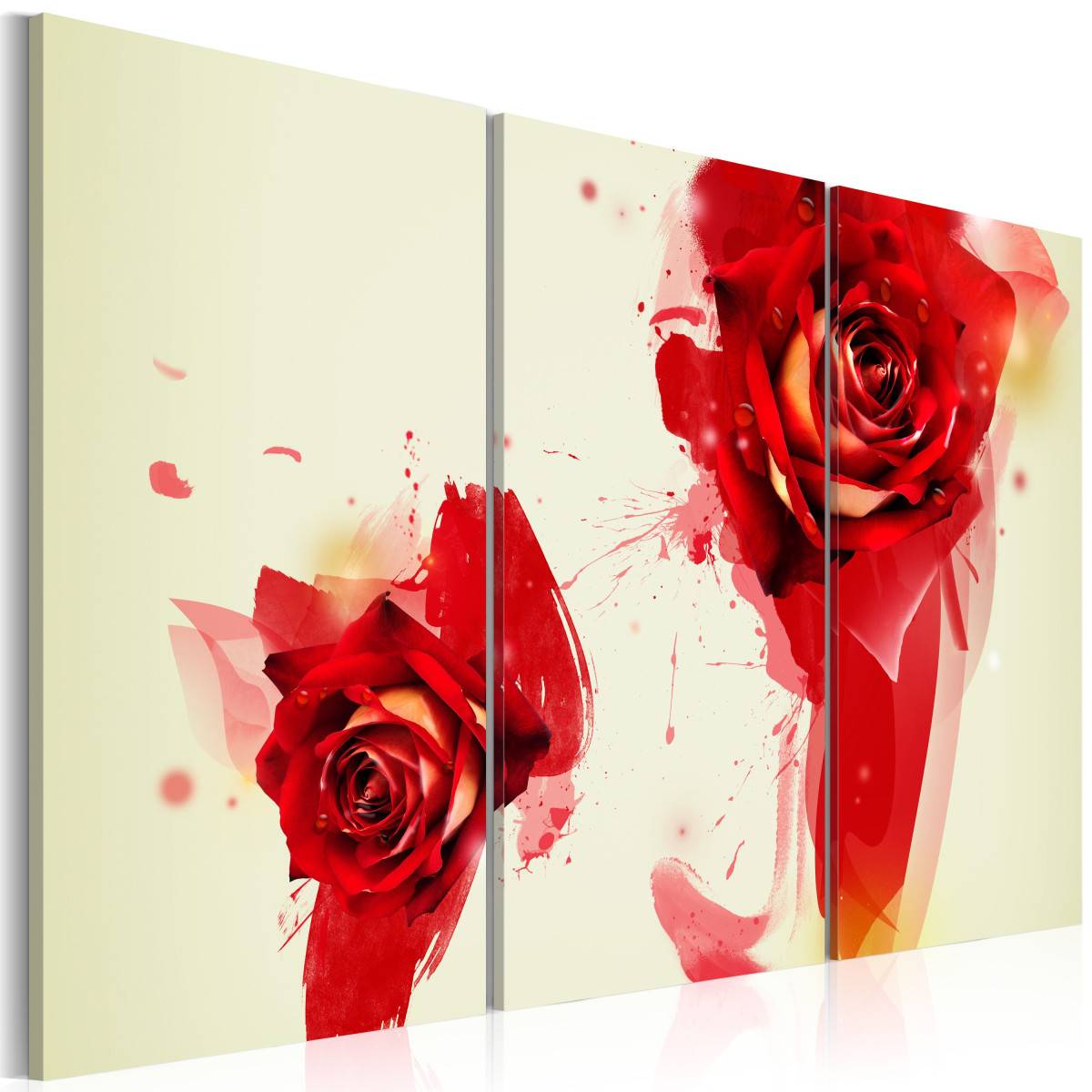 Tableau Imprimé "Regard sur la Rose" 40 x 60 cm - Image 1