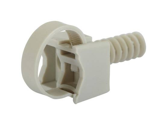Centrale Brico - Lot De 10 Fixes Pour Tube Et Chevilles, Diam.25, L.85 Mm - Image 1