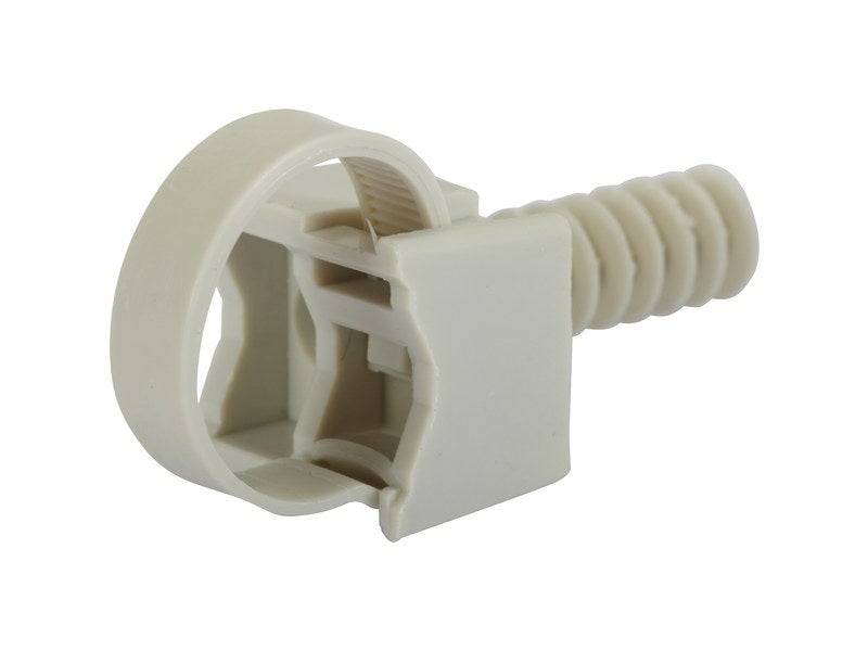 Centrale Brico - Lot De 10 Fixes Pour Tube Et Chevilles, Diam.25, L.85 Mm - Image 1