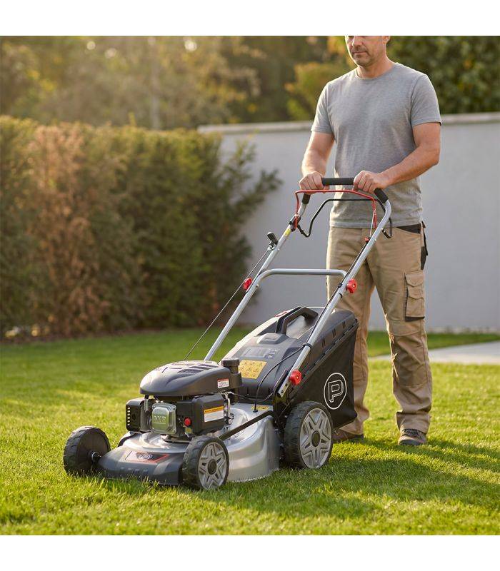Tondeuse thermique 46 cm 123cc mulching inclus - POPSTER TLM046SB L123 - Image 4