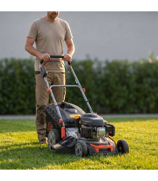 Tondeuse thermique 46 cm 123cc mulching inclus - POPSTER TLM046SB L123 - Image 5
