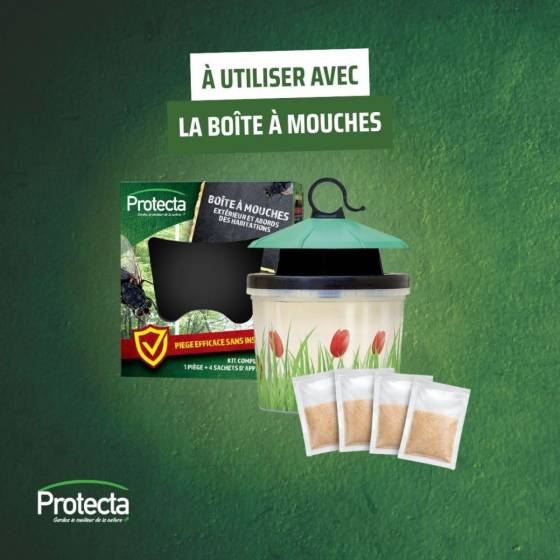 Protecta - Protecta - Recharges Appâts Piège à Mouches - 4 Sachets - Image 3