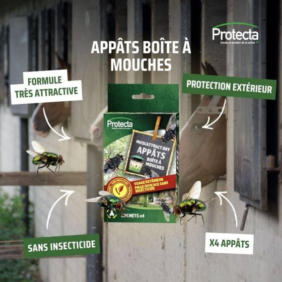 Protecta - Protecta - Recharges Appâts Piège à Mouches - 4 Sachets - Image 2