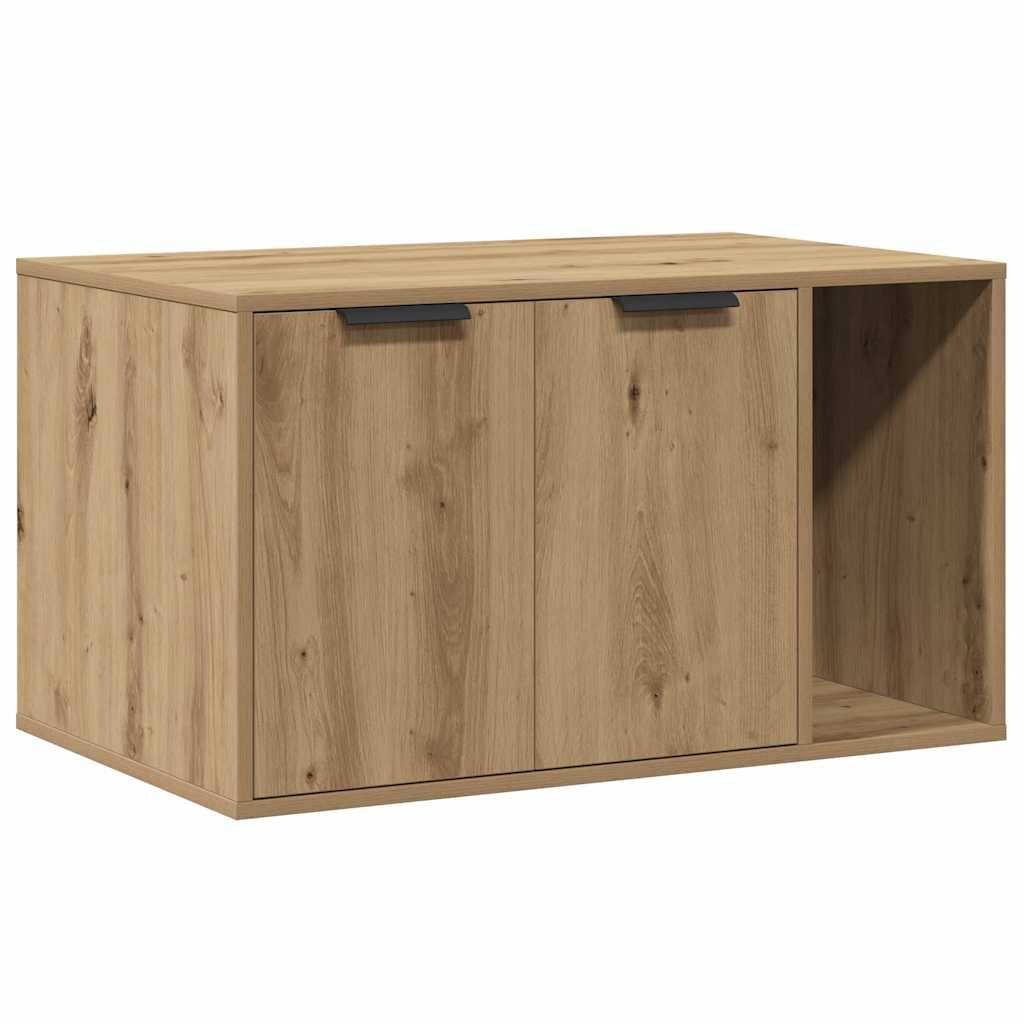 Vidaxl - Meuble de bac à litière pour chat chêne artisanal 80x50x45 cm vidaXL 857741 - Image 2