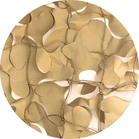 Filet de camouflage triangulaire sable / 3x3x3 - Image 6