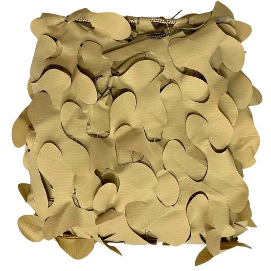 Filet de camouflage triangulaire sable / 3x3x3 - Image 5