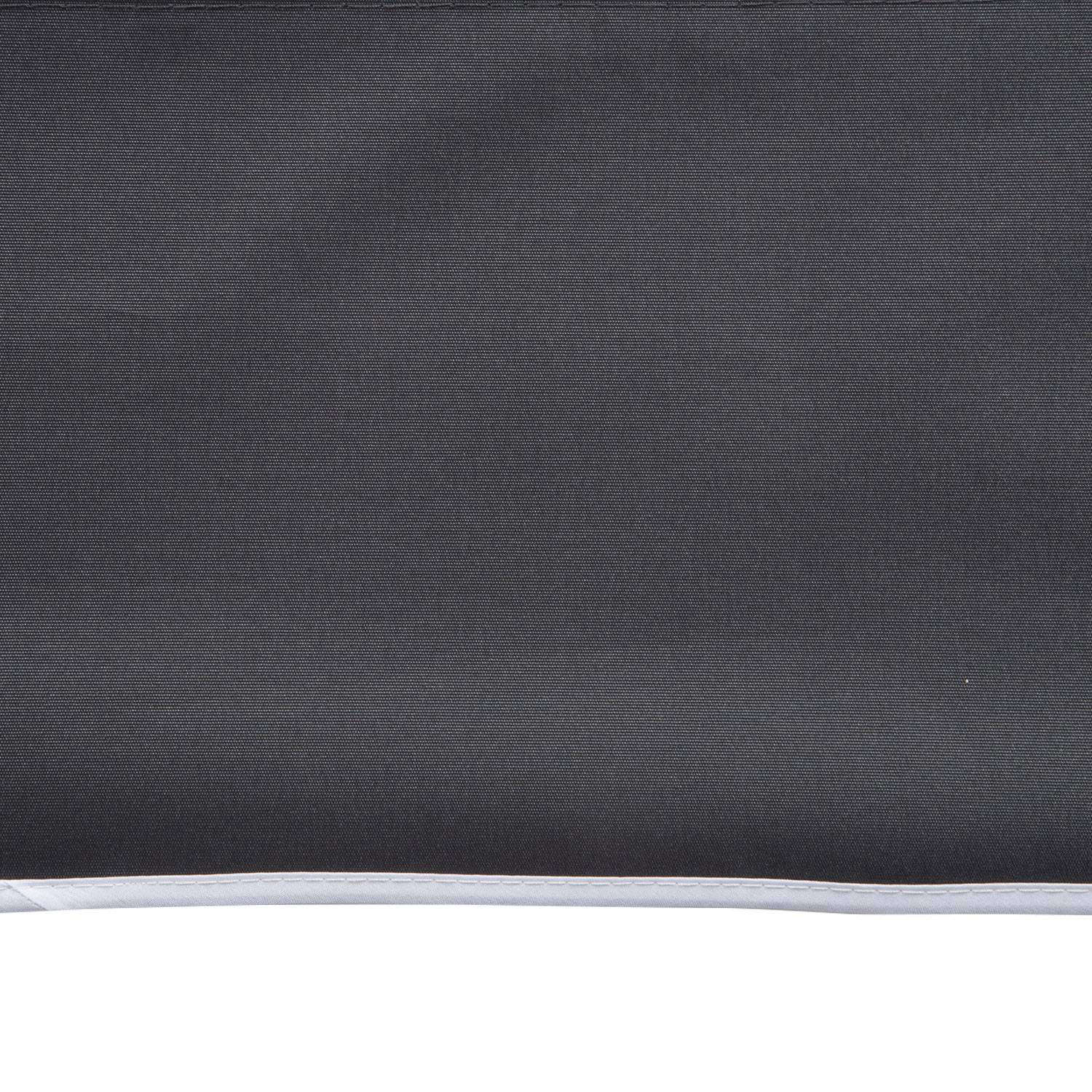 Toile pour store banne SAULE 3,5 × 3m - Toile anthracite - HAPPY GARDEN - Image 2