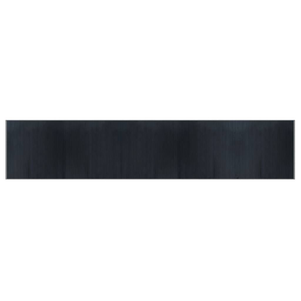 Très Long Tapis de Couloir Gris en Bambou pour Espace Professionnel ou Privé 100x500 cm – ComfortXL Outdoor Living - Image 2