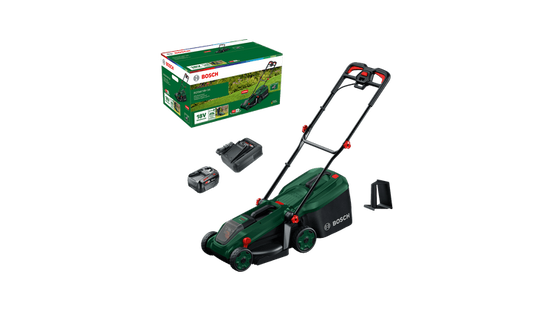 Tondeuse à gazon sans fil ROTAK18V-34 - BOSCH - avec 1 batterie 4,0 Ah - chargeur - 06008B9N00 - Image 1