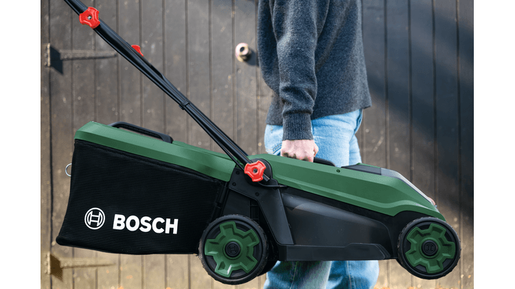 Tondeuse à gazon sans fil ROTAK18V-34 - BOSCH - avec 1 batterie 4,0 Ah - chargeur - 06008B9N00 - Image 4