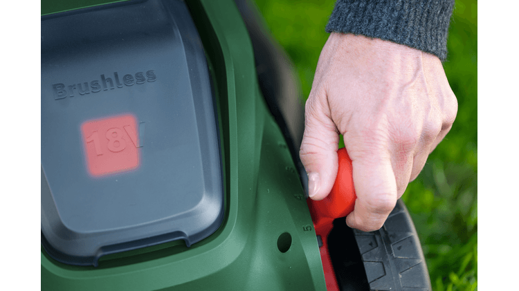 Tondeuse à gazon sans fil ROTAK18V-34 - BOSCH - avec 1 batterie 4,0 Ah - chargeur - 06008B9N00 - Image 7