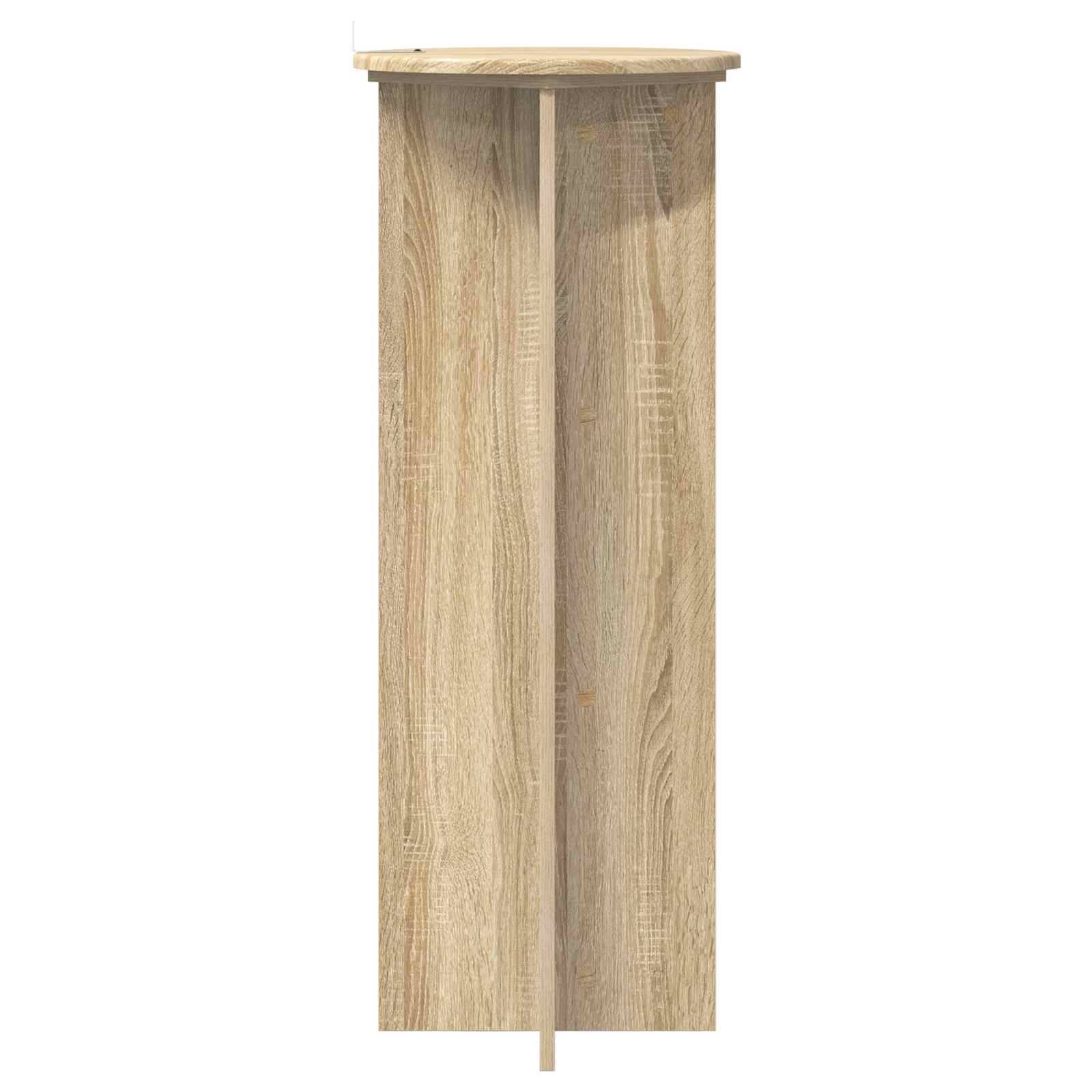 Vidaxl - Support de Plante 2 pcs Chêne Sonoma Ø40 x 100 cm vidaXL 899692 - Image 8