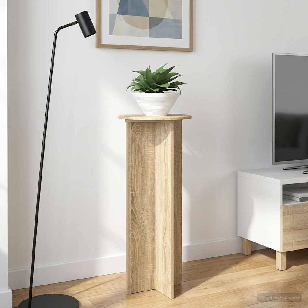 Vidaxl - Support de Plante 2 pcs Chêne Sonoma Ø40 x 100 cm vidaXL 899692 - Image 5