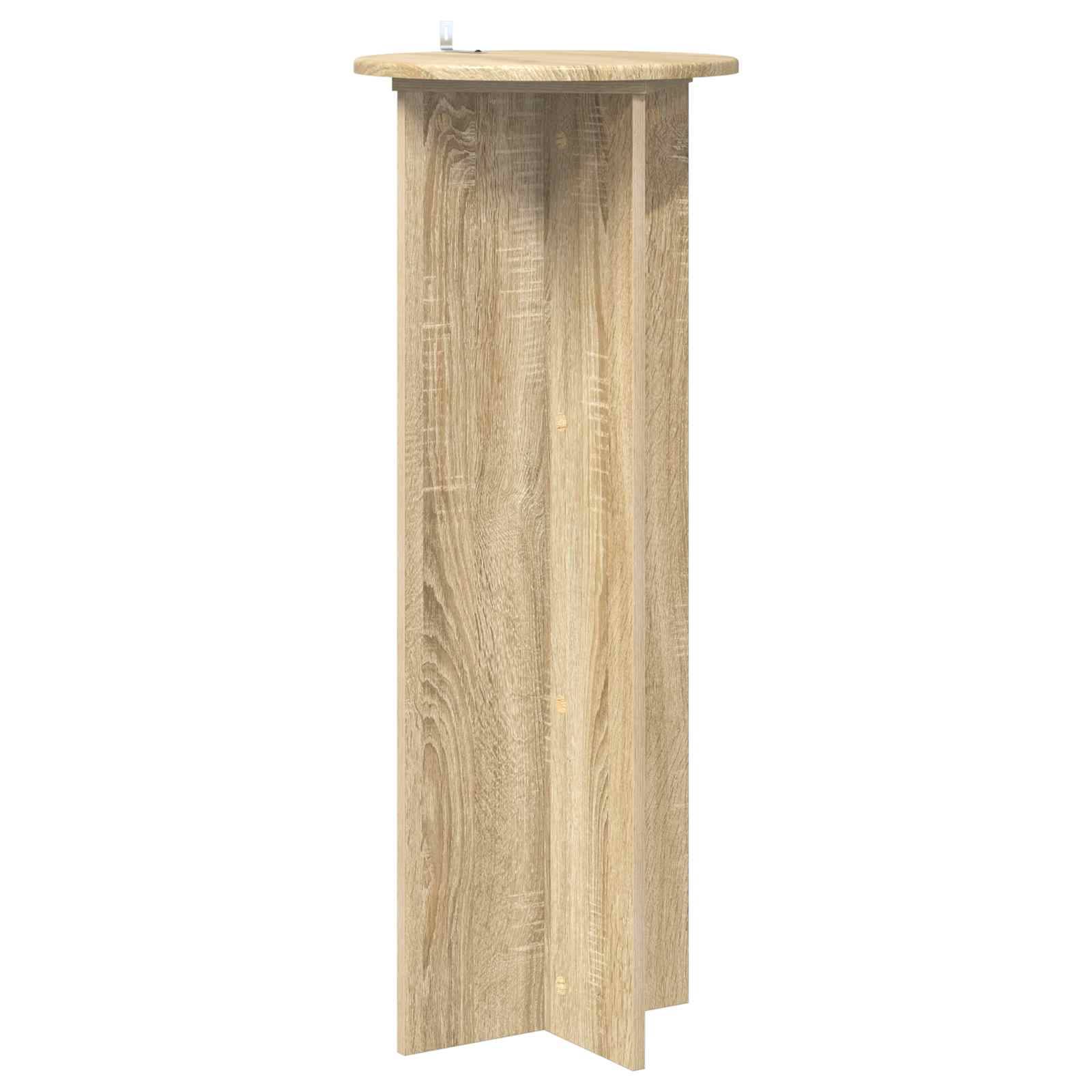 Vidaxl - Support de Plante 2 pcs Chêne Sonoma Ø40 x 100 cm vidaXL 899692 - Image 6