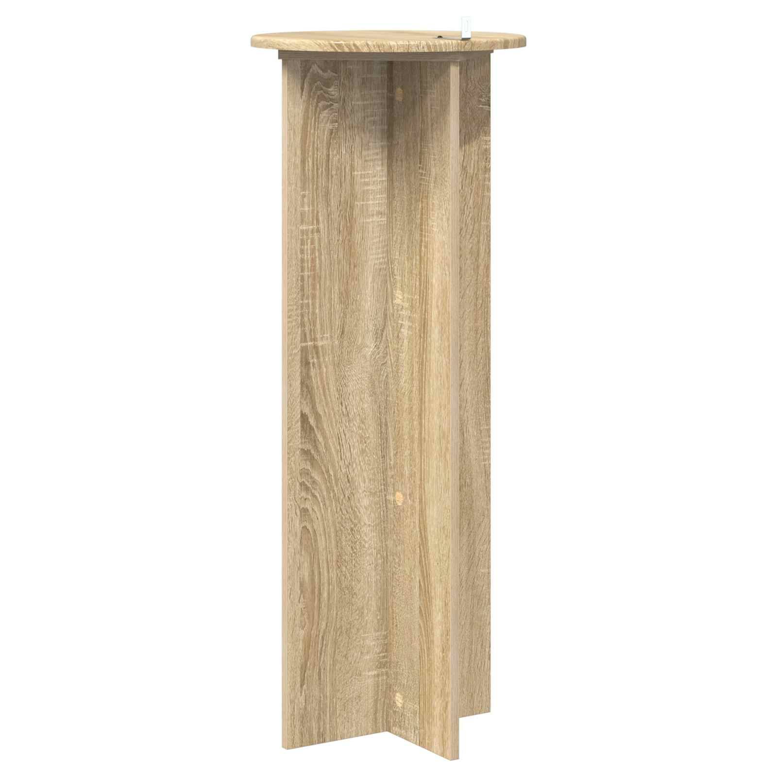 Vidaxl - Support de Plante 2 pcs Chêne Sonoma Ø40 x 100 cm vidaXL 899692 - Image 9