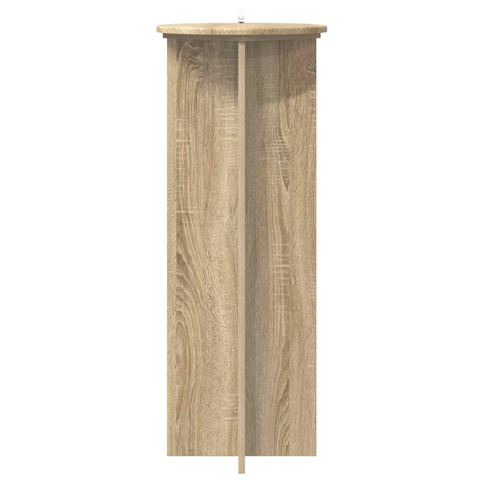 Vidaxl - Support de Plante 2 pcs Chêne Sonoma Ø40 x 100 cm vidaXL 899692 - Image 7