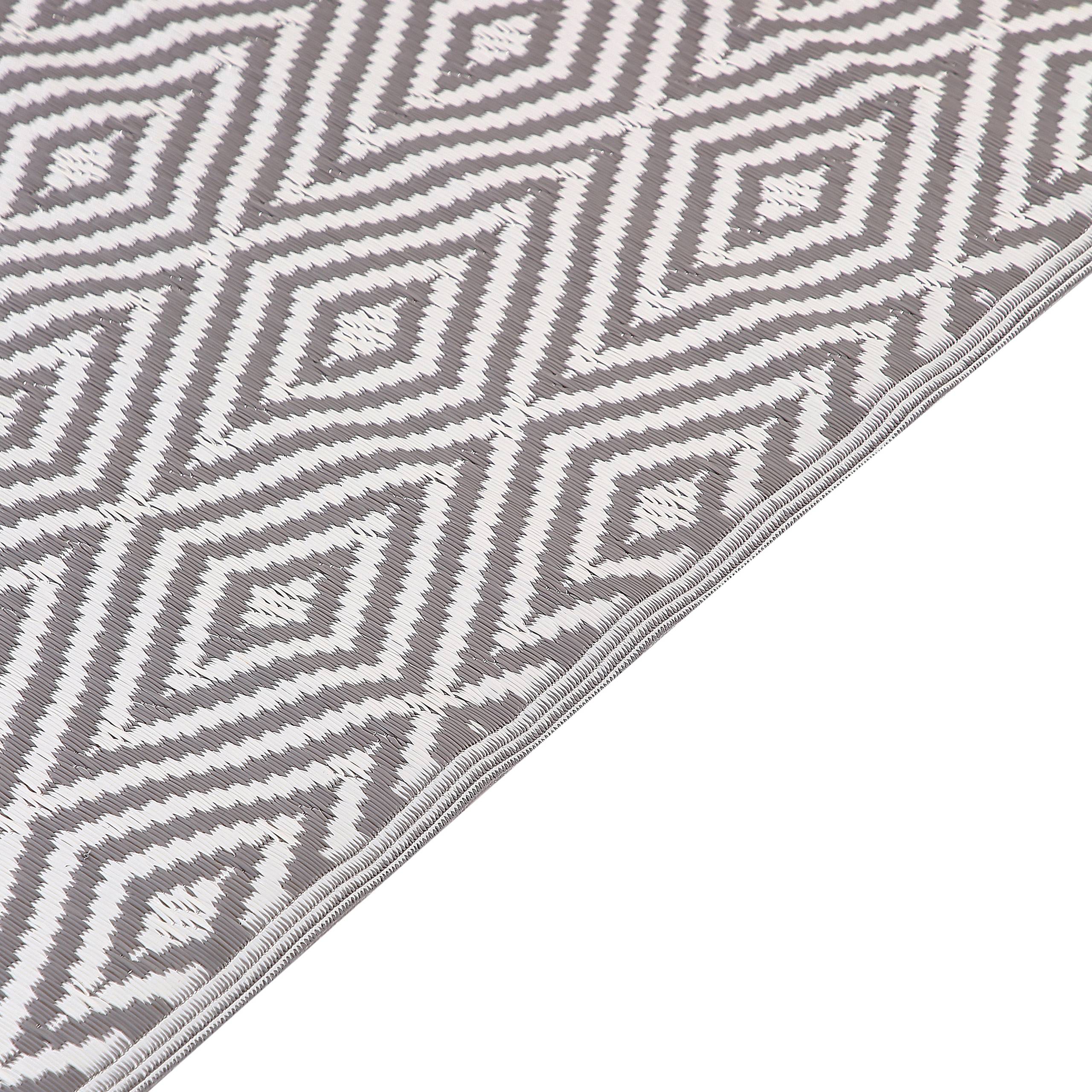 Beliani - Tapis d'extérieur Polypropylène Gris clair SIKAR - Beliani - Image 3