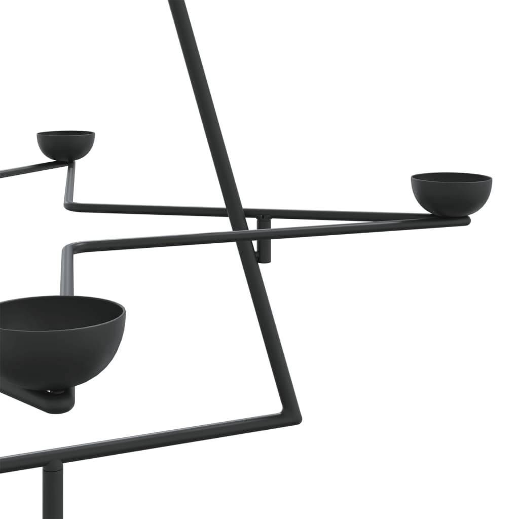 Vidaxl - Arbre de Noël en métal pour décoration noir 105 cm vidaXL 4018963 - Image 4