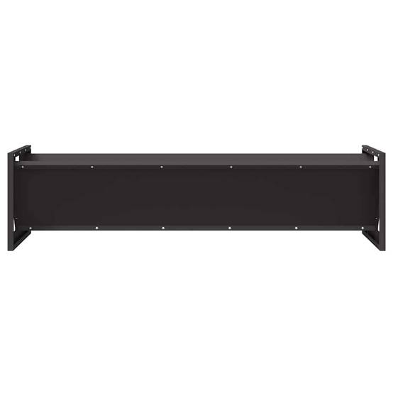 Auge Bétail Acier 10kg Mangeoire Sol Jardin Ferme Noir - ComfortXL Outdoor Living - Image 5