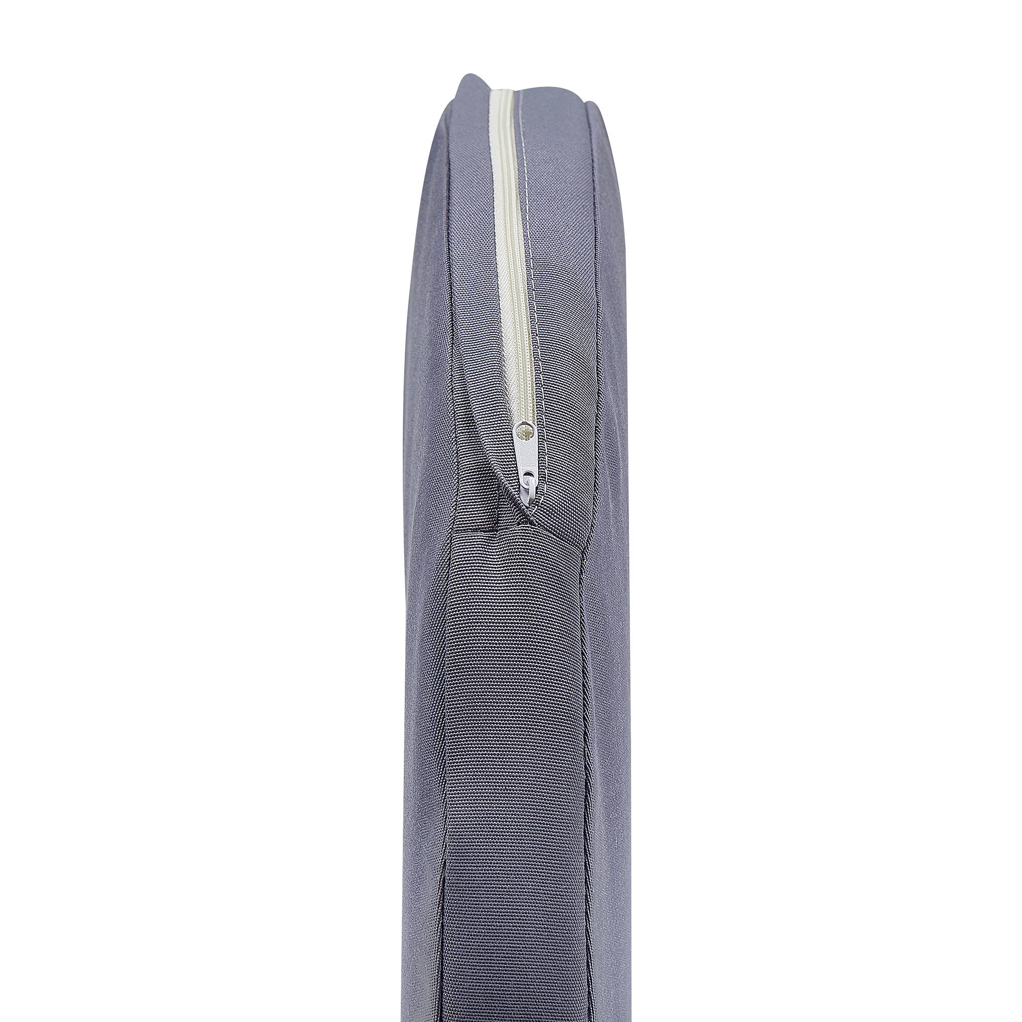 Beliani - Chaise de jardin Aluminium Gris PALMI - Beliani - Image 9