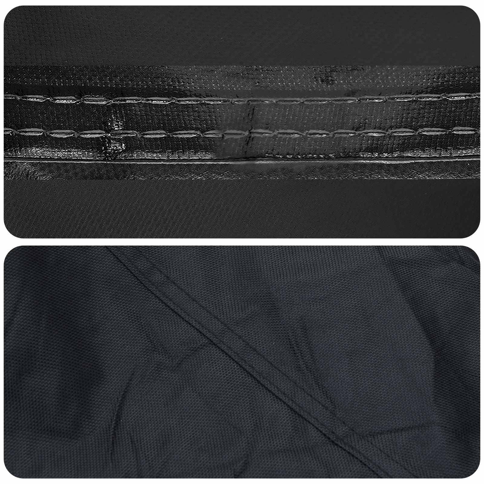Housse de table tissu noir 122 x 122 x 15 cm, Poids:1.07kg - PANGIVO - Image 6