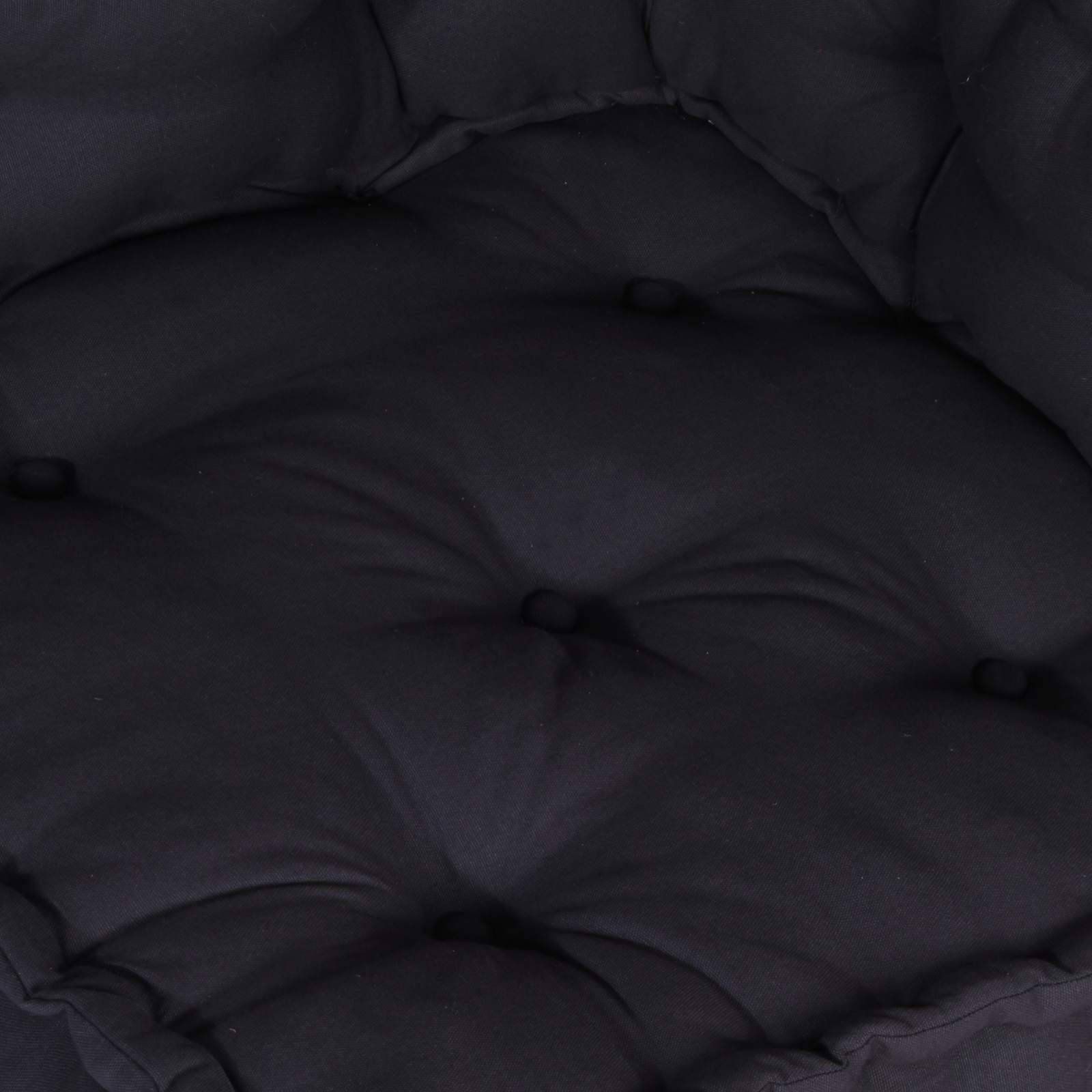 Canapé modulaire 3 places tissu anthracite 210 x 70 x 56 cm - PANGIVO - Image 9
