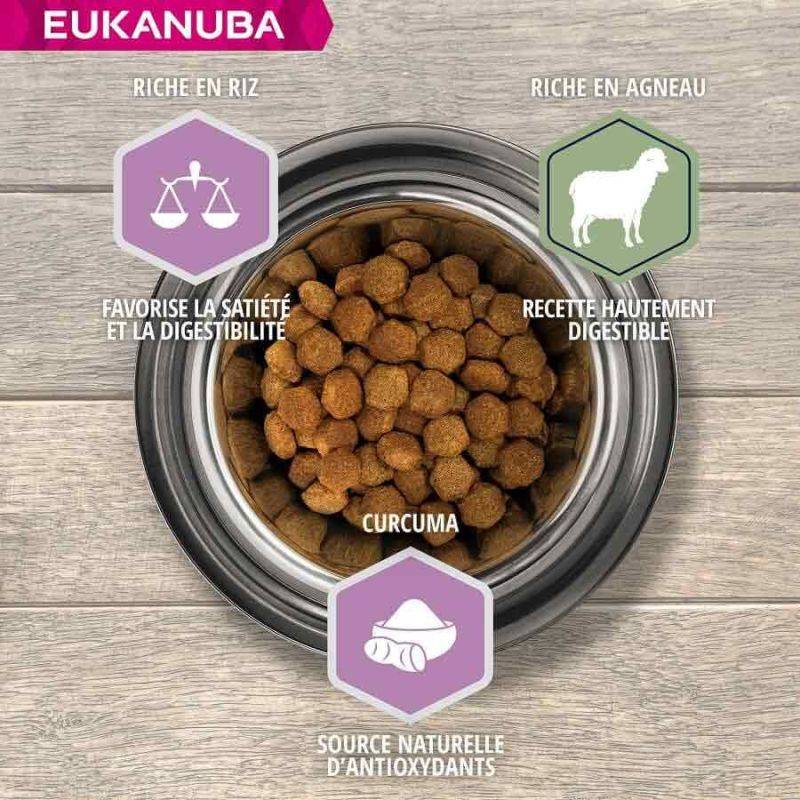 Eukanuba - CROQUETTES CHIEN PUPPY JUNIOR AGNEAU LARGE - EUKANUBA 12 kg - Image 4