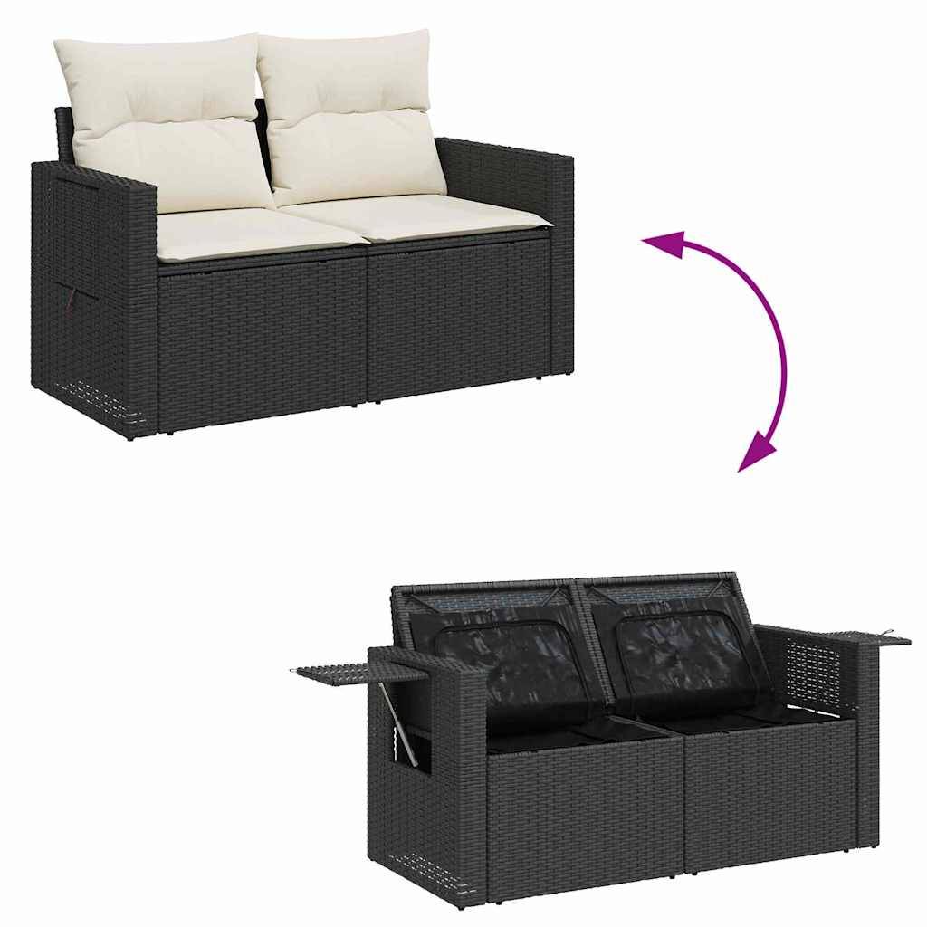 ComfortXL - Salon Bas de Jardin Résine Tressée 11 pcs Table Elevable Coffre Étanche – ComfortXL Outdoor Living - Image 5
