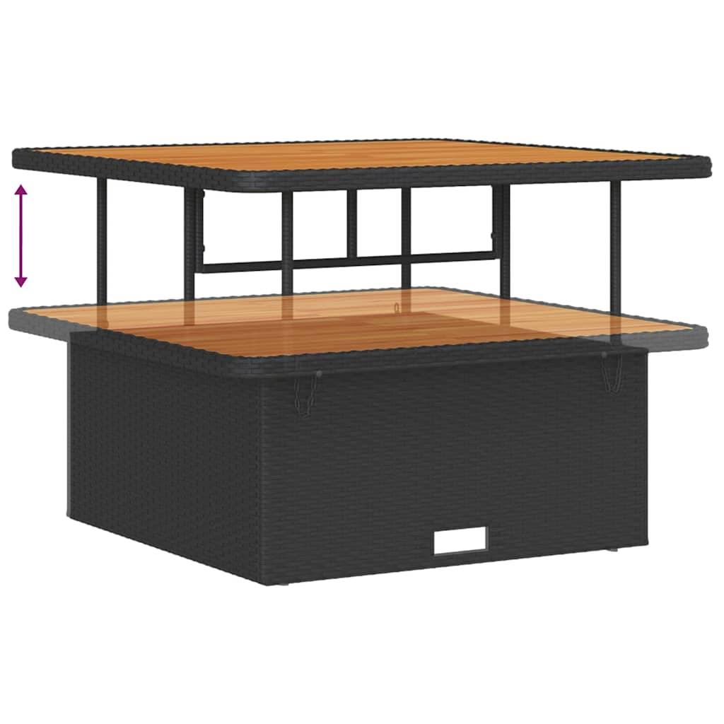 ComfortXL - Salon Bas de Jardin Résine Tressée 11 pcs Table Elevable Coffre Étanche – ComfortXL Outdoor Living - Image 8