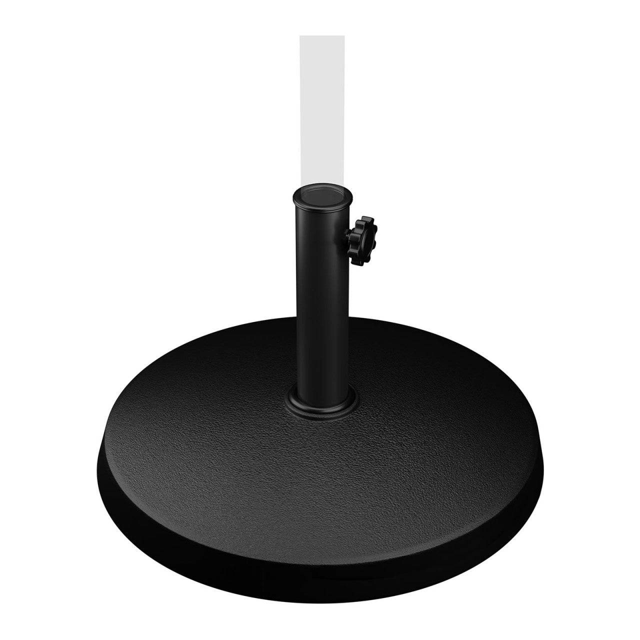 Pied de parasol rond - diamètre 45 cm - 15 kg noir - Image 2