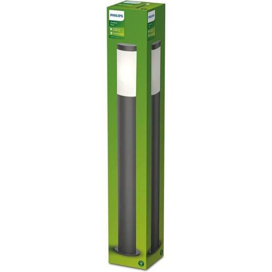 Philips - Lampadaire d'extérieur PHILIPS UTRECHT - Anthracite - 20W - Résistant aux intempéries - Image 3