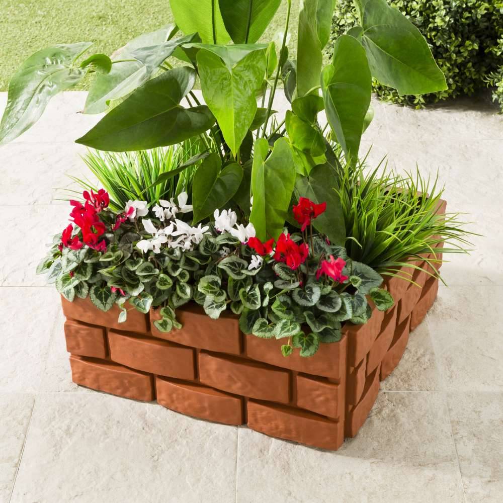 Bordures de jardin imitation brique - Vendu par 4 - Image 5