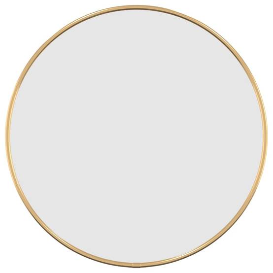 Miroir mural Doré Ø 40 cm Rond Maison Chic - Image 1