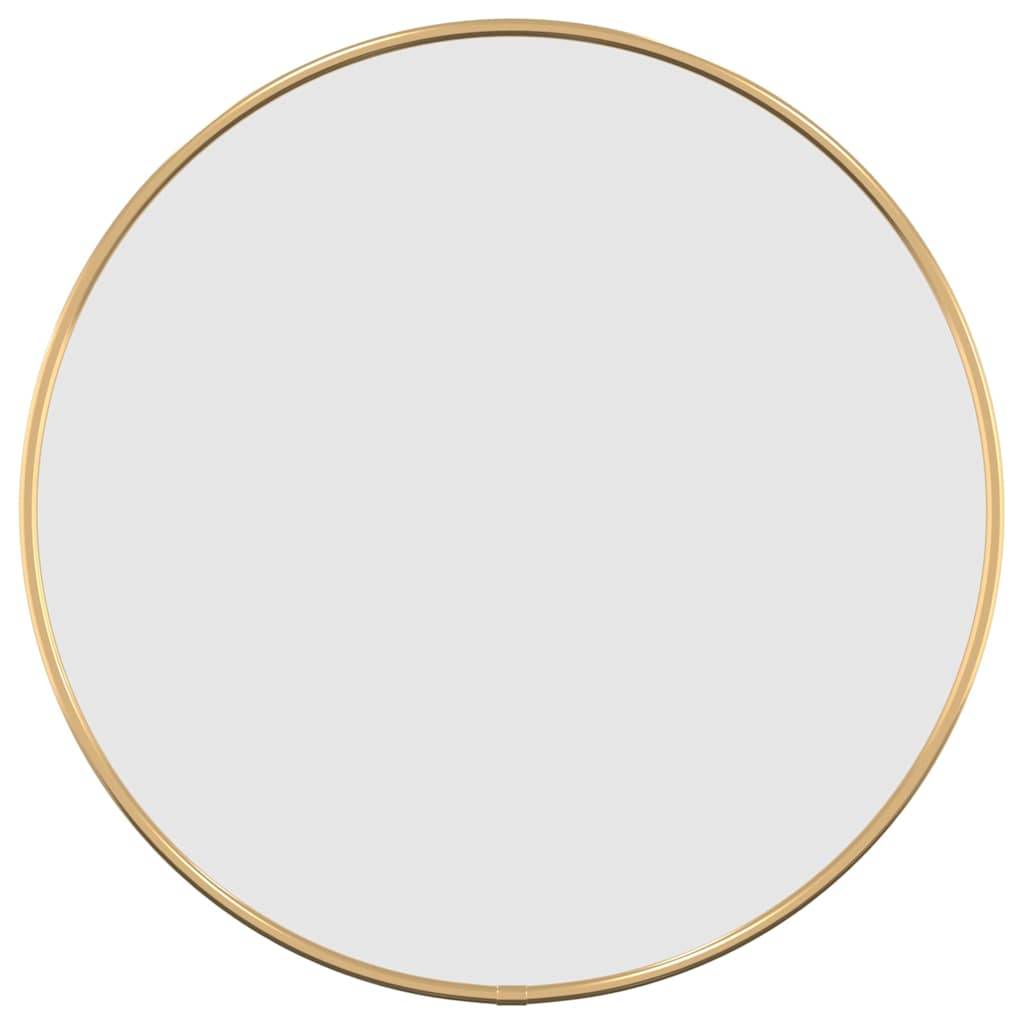 Miroir mural Doré Ø 40 cm Rond Maison Chic - Image 1