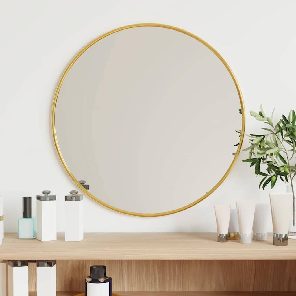 Miroir mural Doré Ø 40 cm Rond Maison Chic - Image 2